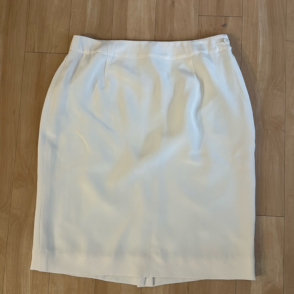 100% silk vintage skirt